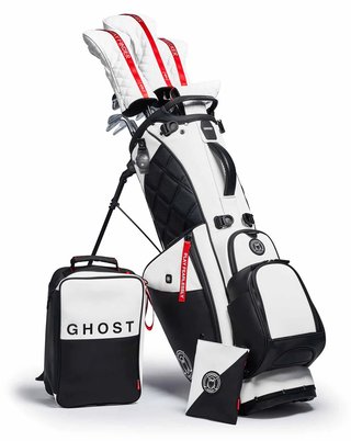 Ghost Golf Anyday Oreo stand bag 14 vías, blanco/negro