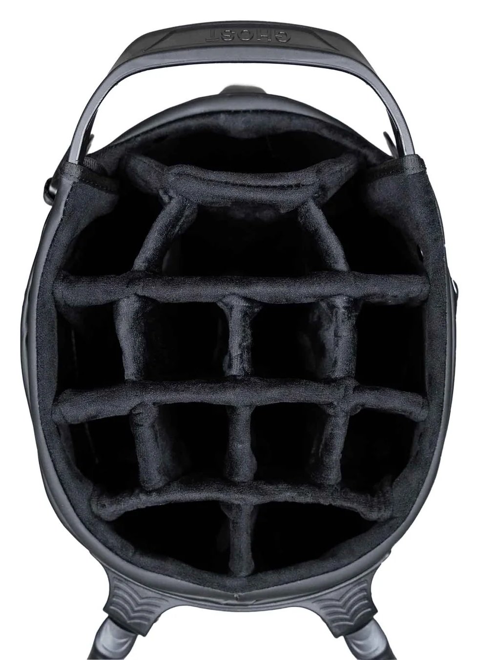 Ghost Golf Anyday Oreo stand bag 14 vías, blanco/negro