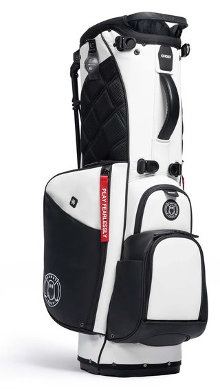 Ghost Golf Anyday Oreo stand bag 7 vías, blanco/negro