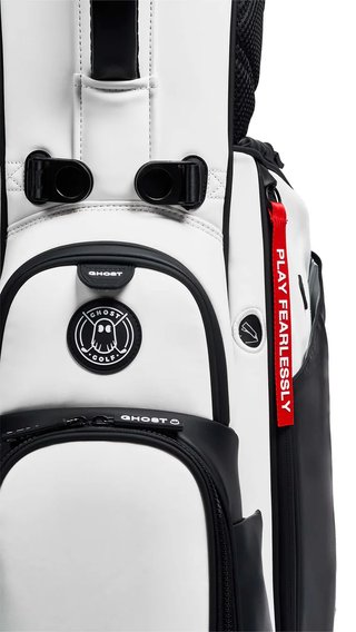 Ghost Golf Anyday Oreo stand bag 7 vías, blanco/negro