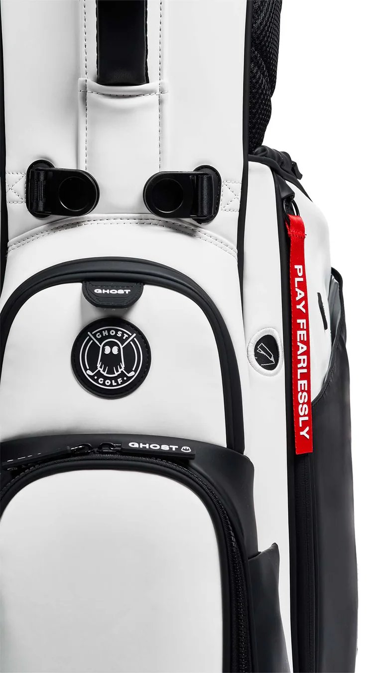 Ghost Golf Anyday Oreo stand bag 7 vías, blanco/negro