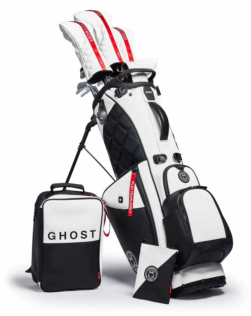 Ghost Golf Anyday Oreo stand bag 7 vías, blanco/negro