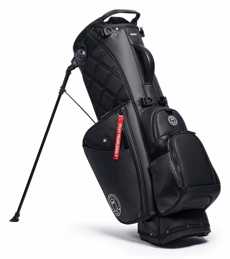 Ghost Golf Anyday Ronin stand bag 14 vías, negro/cromo