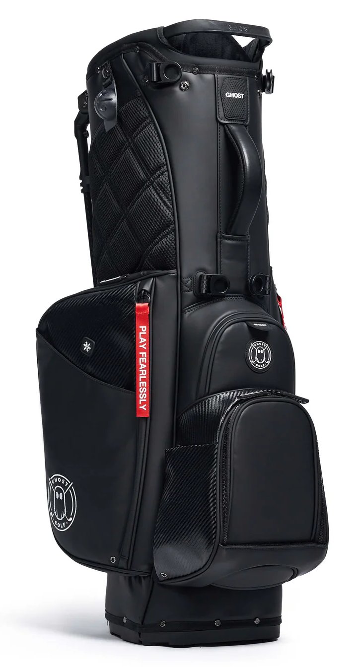 Ghost Golf Anyday Ronin stand bag 14 vías, negro/cromo