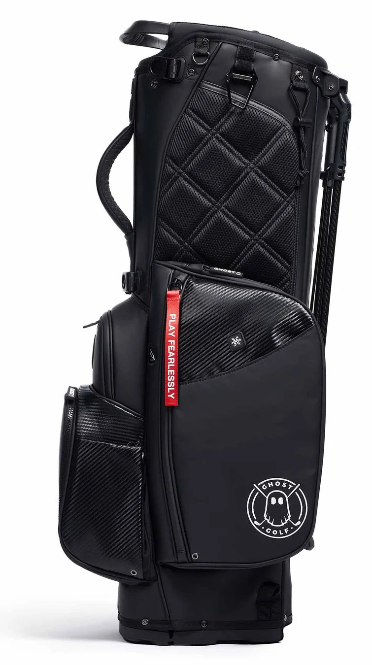 Ghost Golf Anyday Ronin stand bag 14 vías, negro/cromo