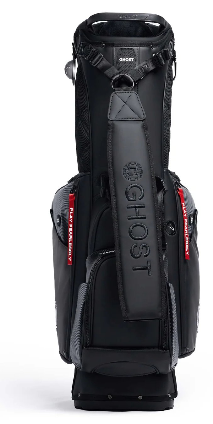 Ghost Golf Anyday Ronin stand bag 14 vías, negro/cromo
