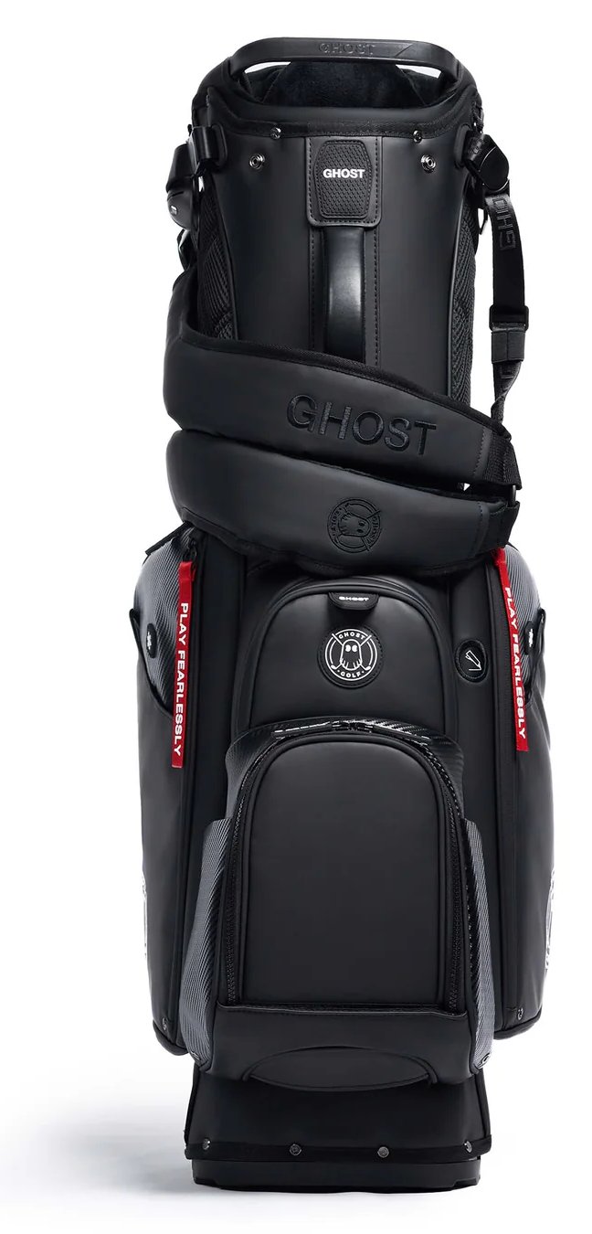 Ghost Golf Anyday Ronin stand bag 14 vías, negro/cromo