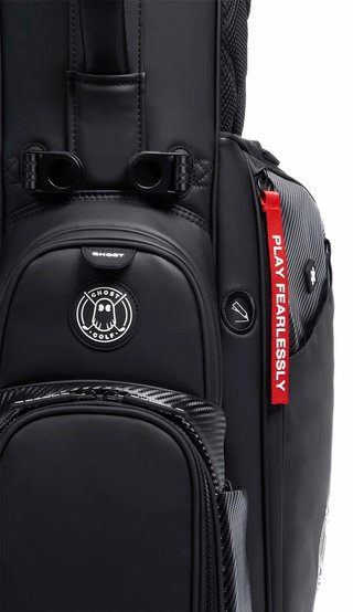 Ghost Golf Anyday Ronin stand bag 14 vías, negro/cromo