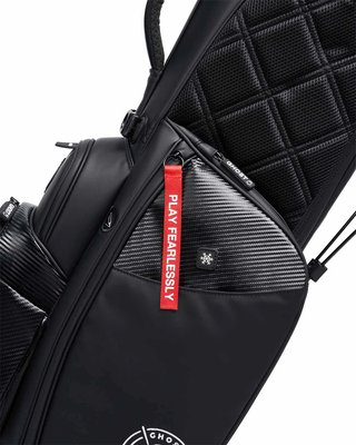 Ghost Golf Anyday Ronin stand bag 14 vías, negro/cromo