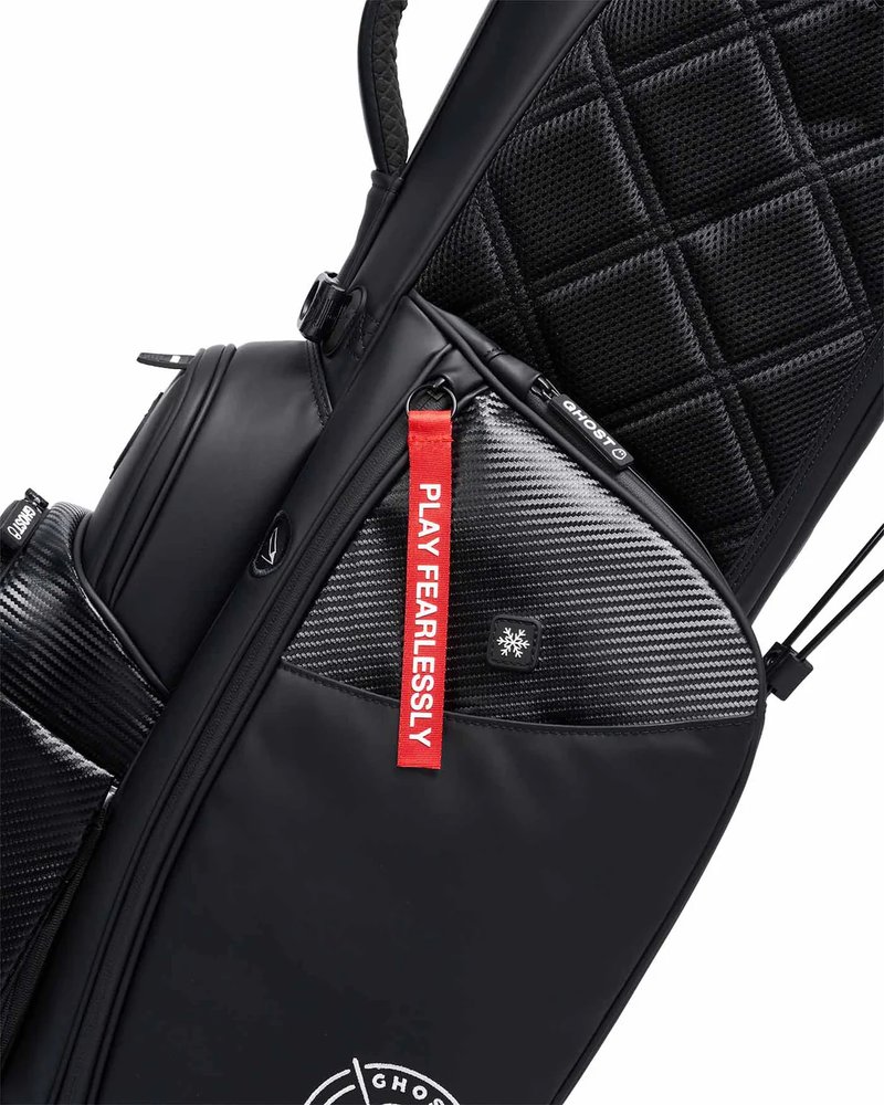 Ghost Golf Anyday Ronin stand bag 14 vías, negro/cromo