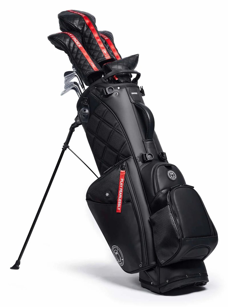 Ghost Golf Anyday Ronin stand bag 14 vías, negro/cromo