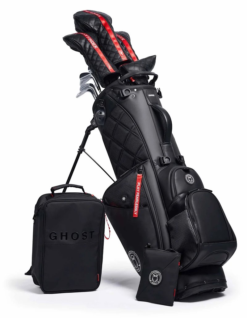 Ghost Golf Anyday Ronin stand bag 14 vías, negro/cromo