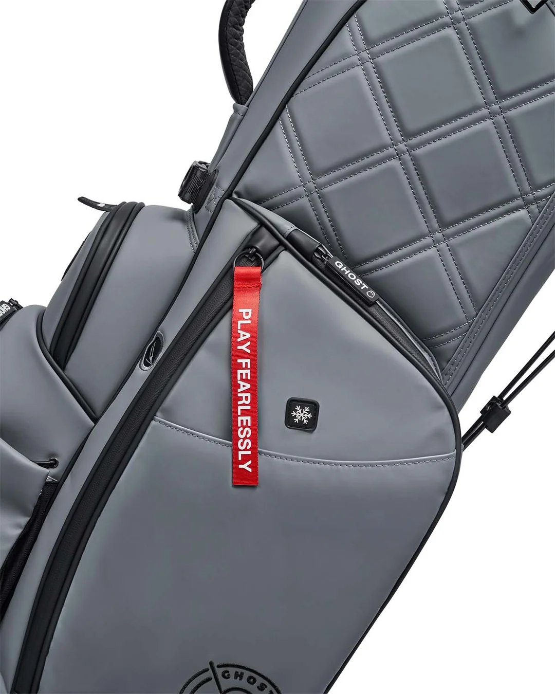 Ghost Golf Anyday Maverick stand bag 7 vías, gris