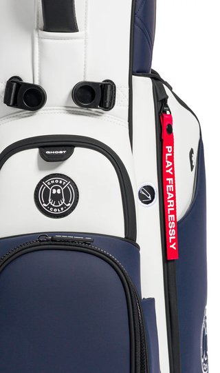 Ghost Golf Anyday Valor stand bag 14 vías, blanco/azul