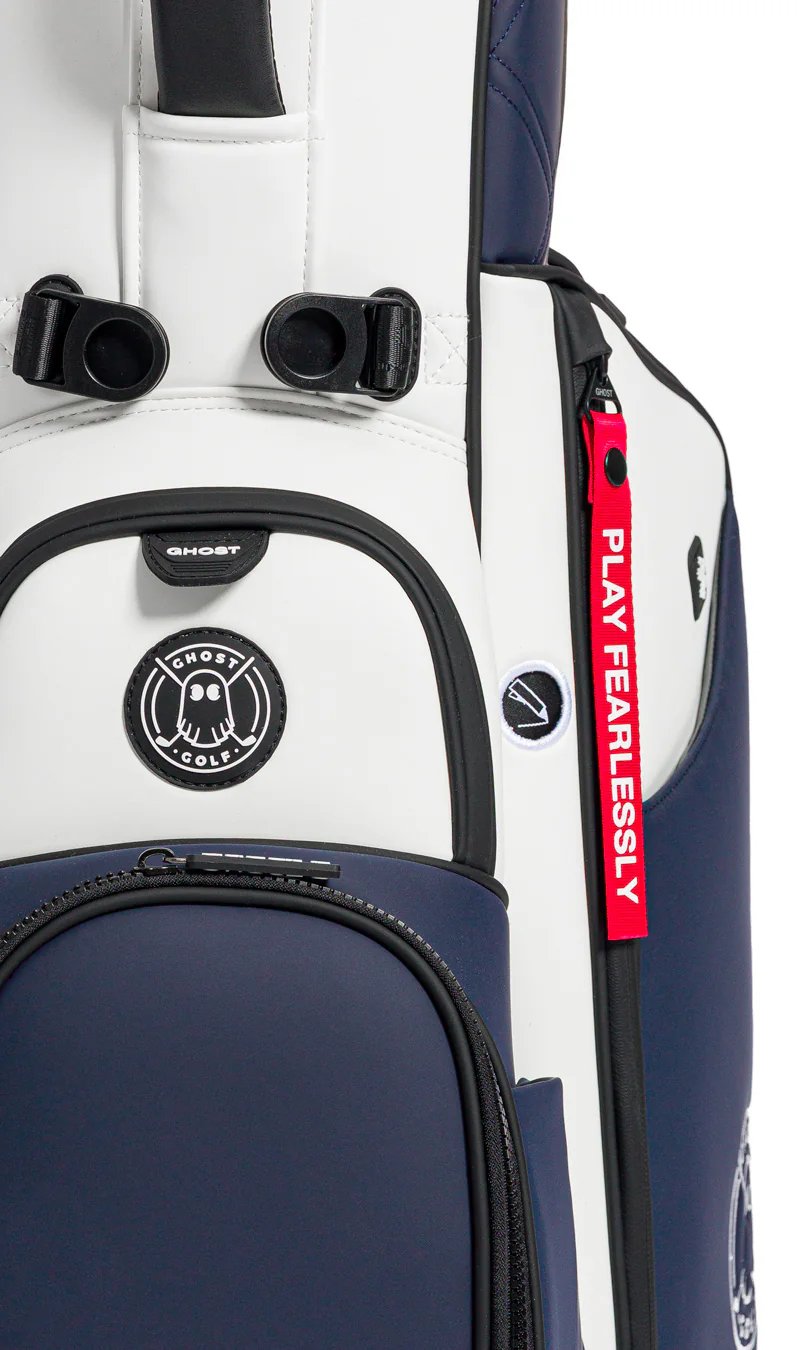 Ghost Golf Anyday Valor stand bag 14 vías, blanco/azul