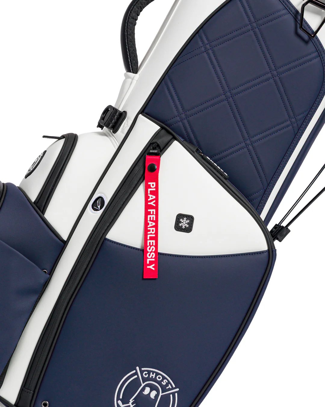 Ghost Golf Anyday Valor stand bag 14 vías, blanco/azul