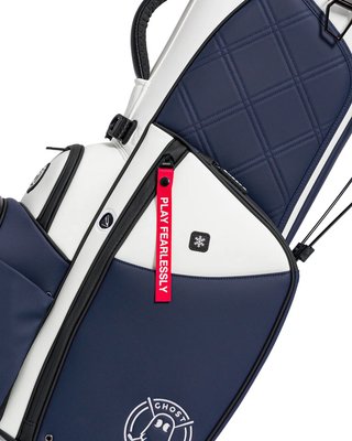 Ghost Golf Anyday Valor stand bag 14 vías, blanco/azul