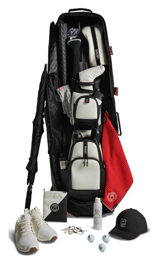 Ghost Golf Awol Club Pro travel bag, red strap