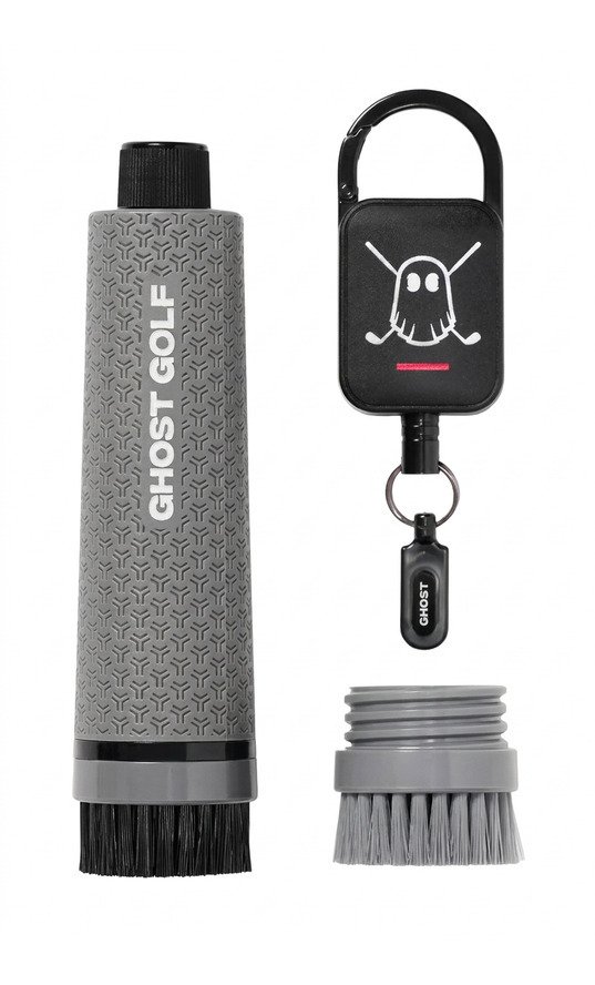 Ghost Golf Magnetic Golf Club & Shoe cepillo, gris