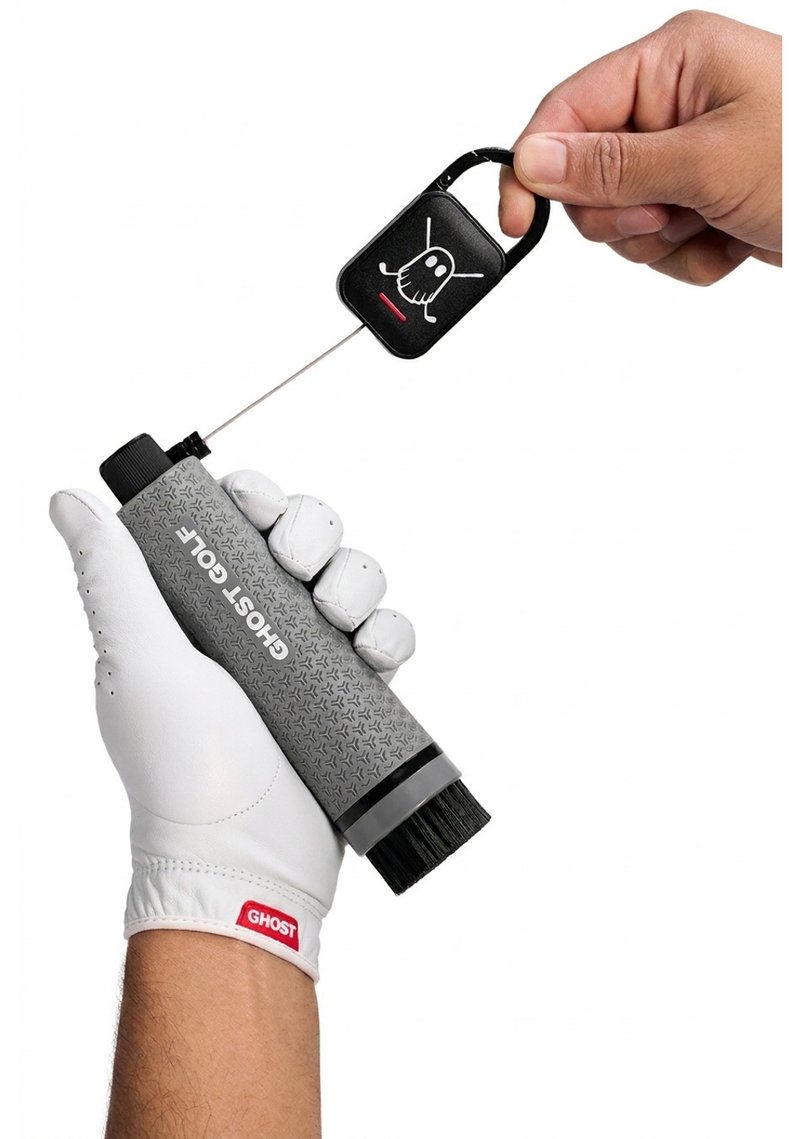 Ghost Golf Magnetic Golf Club & Shoe cepillo, gris