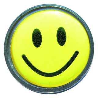 Longridge Flat marcador de bola, Yellow Smiley