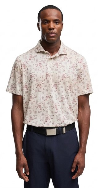 Puma Cloudspun Coastal Claret polo de hombre, birch