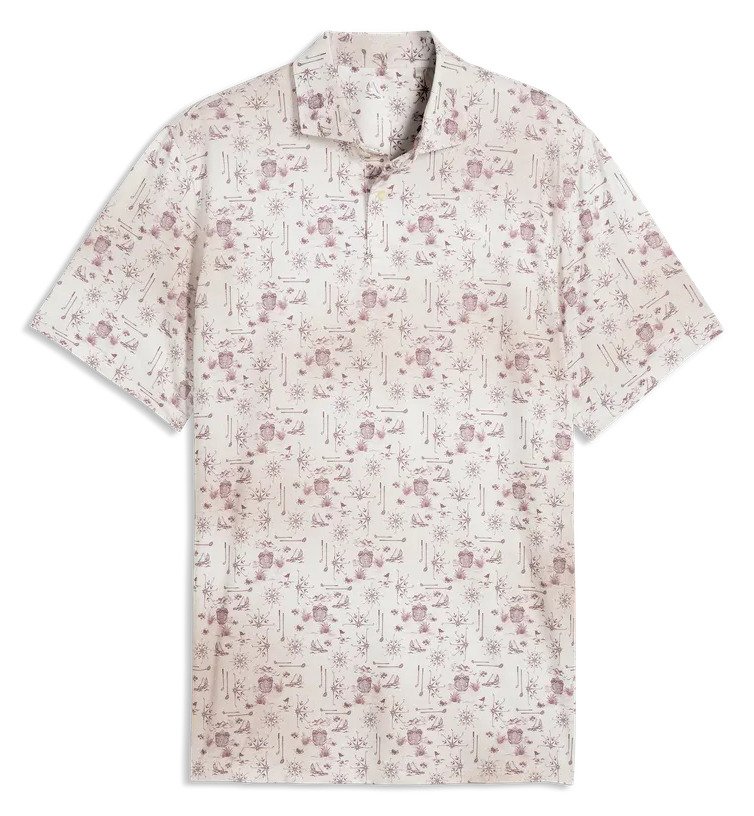 Puma Cloudspun Coastal Claret polo de hombre, birch
