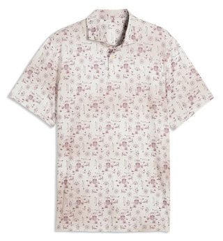 Puma Cloudspun Coastal Claret polo de hombre, birch