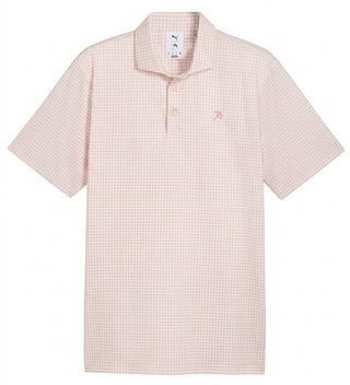 Puma X Arnold Palmer MATTR Geo polo de hombre, alpine snow/rose glow
