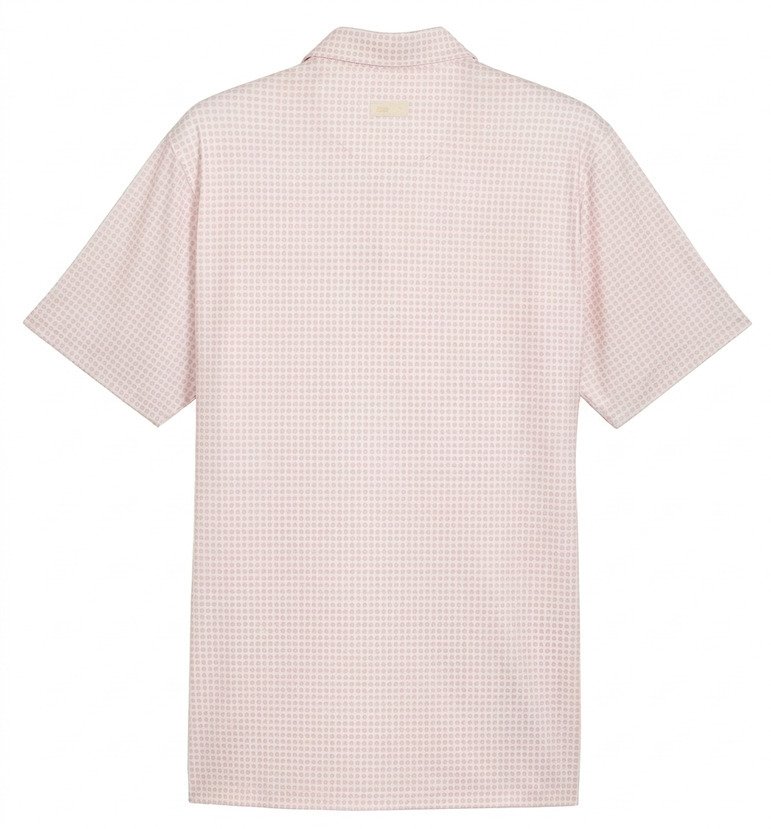 Puma X Arnold Palmer MATTR Geo polo de hombre, alpine snow/rose glow