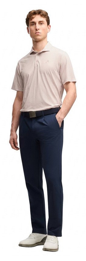 Puma X Arnold Palmer MATTR Geo polo de hombre, alpine snow/rose glow