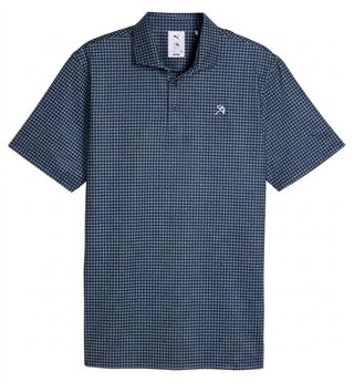 Puma X Arnold Palmer MATTR Geo polo de hombre, deep navy/lemon butter