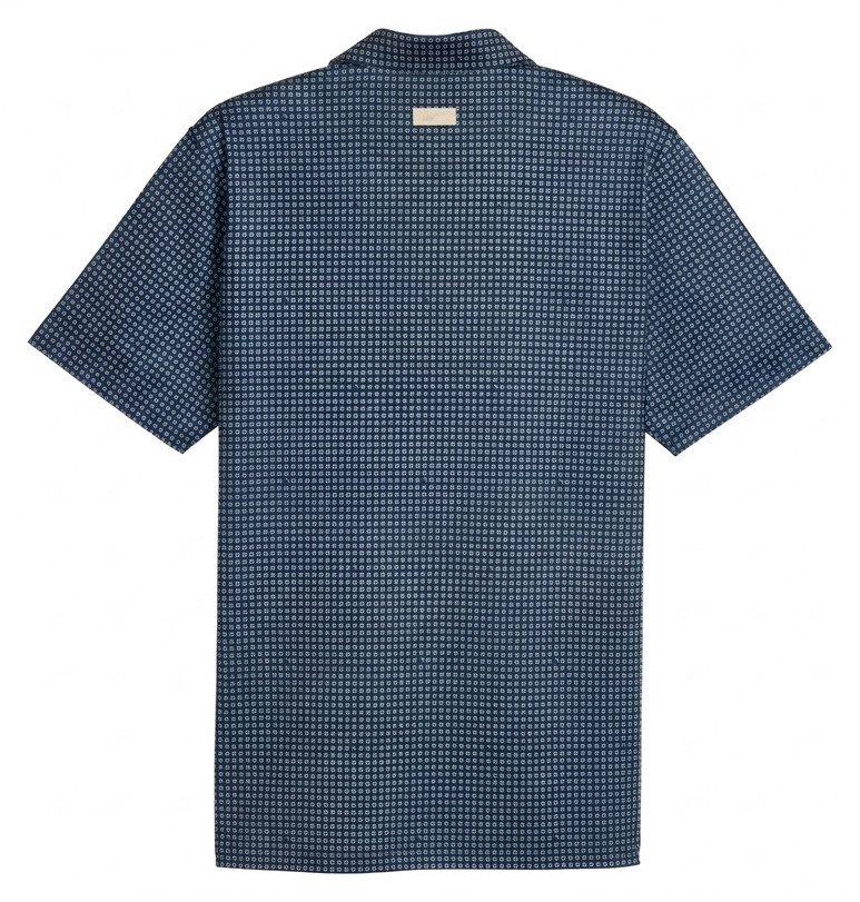 Puma X Arnold Palmer MATTR Geo polo de hombre, deep navy/lemon butter