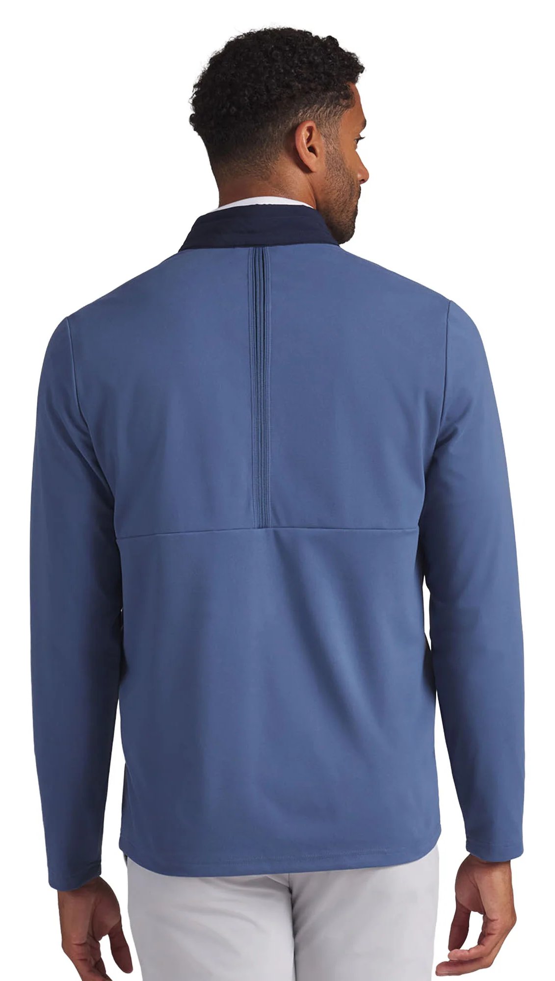 Puma Cloudspun Tech Hybrid 1/2-Zip sudadera de hombre, deep navy