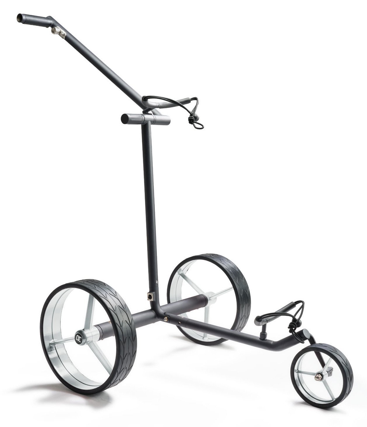 Davies Caddy Premium M Black carrito eléctrico, negro