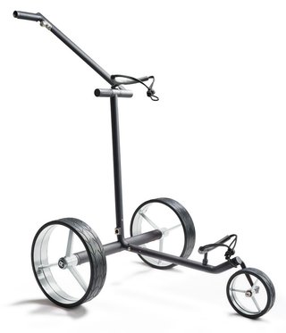 Davies Caddy Premium M Black carrito eléctrico, negro