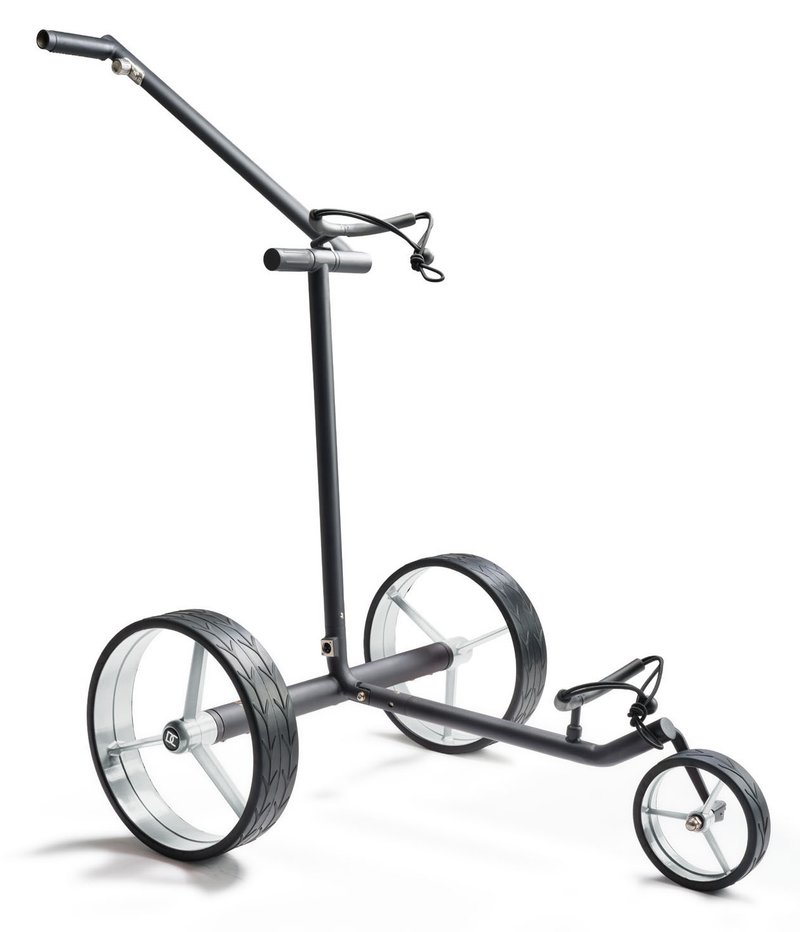 Davies Caddy Premium M Black carrito eléctrico, negro