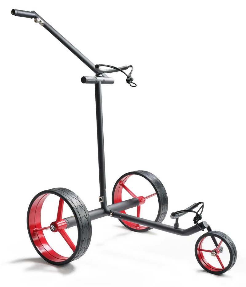 Davies Caddy Premium M Black carrito eléctrico, negro