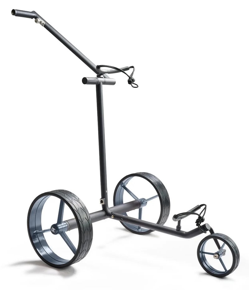 Davies Caddy Premium M Black carrito eléctrico, negro