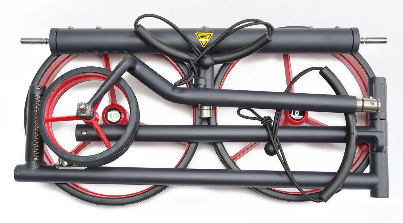 Davies Caddy Premium M Black carrito eléctrico, negro