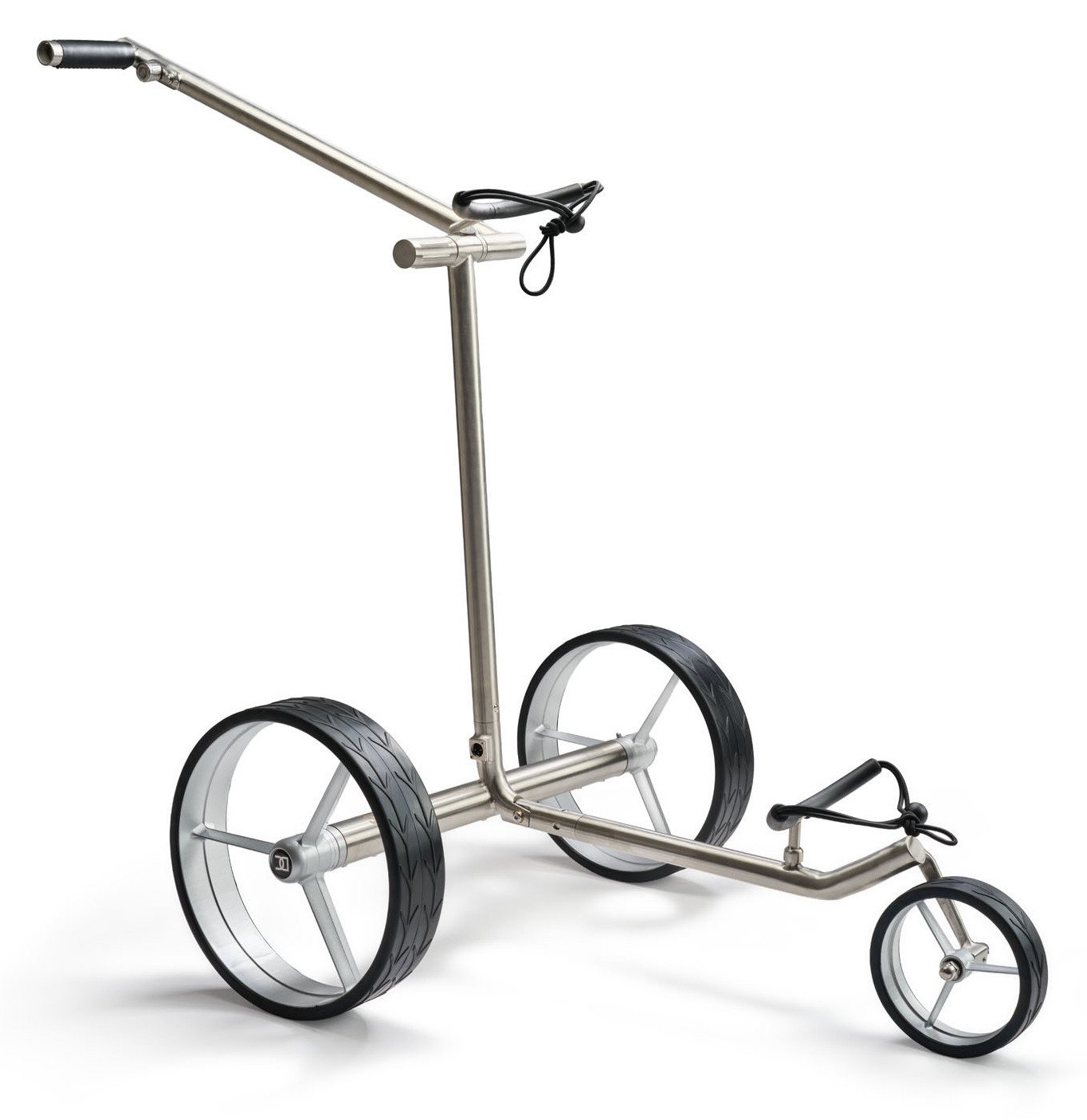 Davies Caddy Premium M Brush DHC carrito eléctrico, plateado