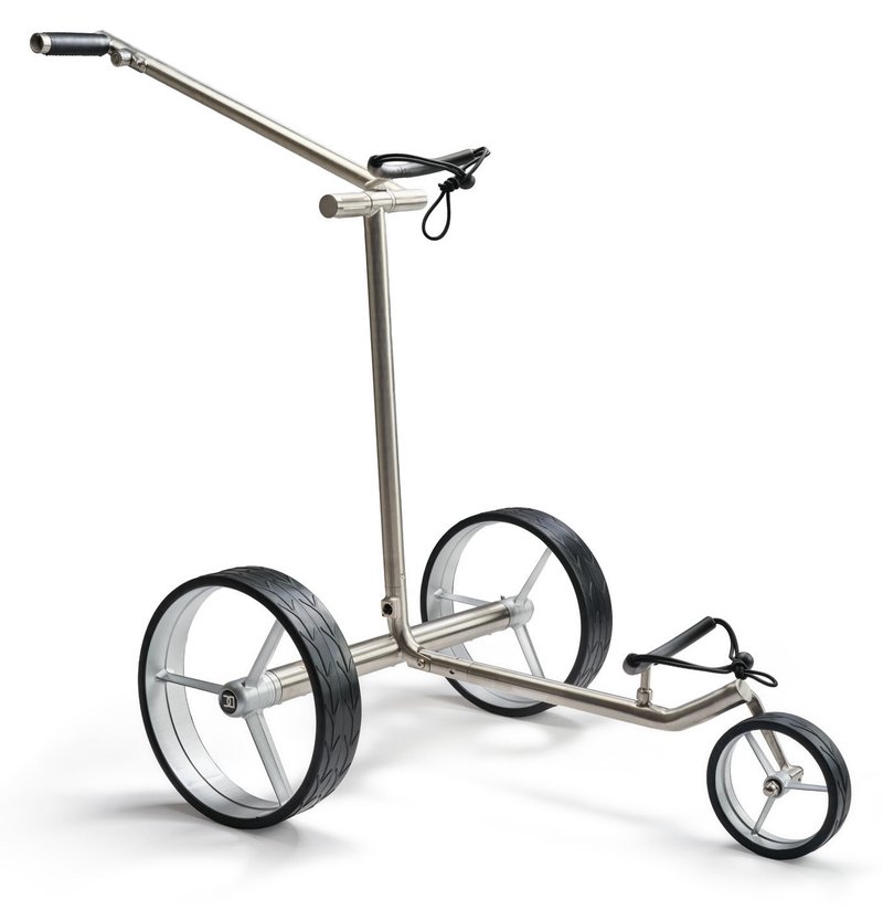 Davies Caddy Premium M Brush DHC carrito eléctrico, plateado