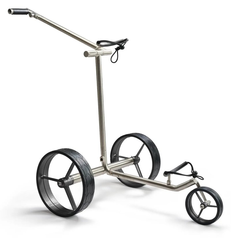 Davies Caddy Premium M Brush DHC carrito eléctrico, plateado