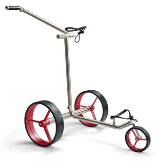 Davies Caddy Premium M Brush DHC carrito eléctrico, plateado