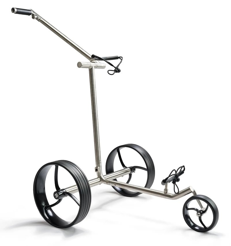Davies Caddy Premium S Brush DHC carrito eléctrico, plateado