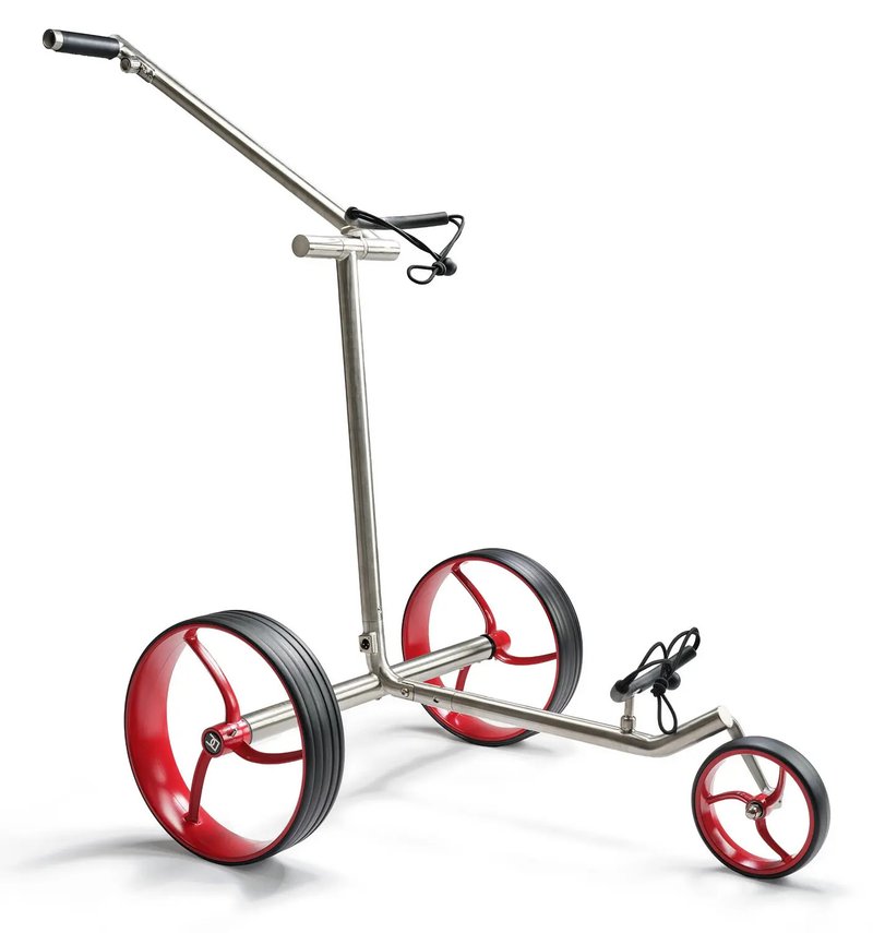 Davies Caddy Premium S Brush DHC carrito eléctrico, plateado