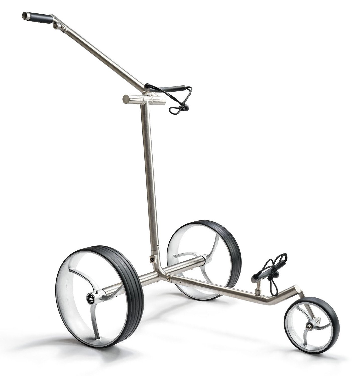 Davies Caddy Premium S Brush DHC carrito eléctrico, plateado