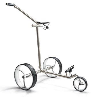 Davies Caddy Premium S Brush DHC carrito eléctrico, plateado