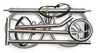 Davies Caddy Premium S Brush DHC carrito eléctrico, plateado