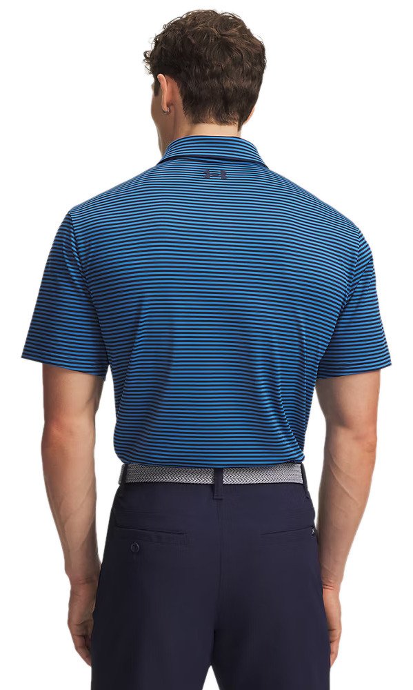 Under Armour Playoff 3.0 polo de hombre, midnight navy/aegean blue/blanco